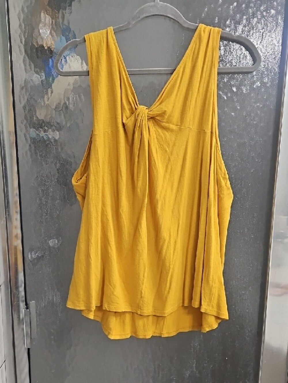 Vince Camuto Scoop Neck Tank Top - Mustard